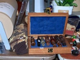Assorted Duck calls, roll of paper on cutter, new