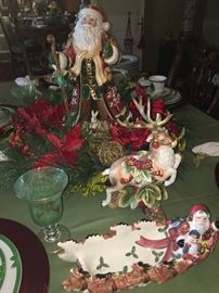 Gorgeous, high-end Christmas décor, porcelain, china, all top brands!