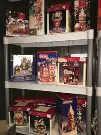 New in boxes and/or gently used vintage and modern Christmas village pieces, means future Christmas fun with the kids (young and old!).