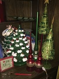 Lighted Christmas tree, decorative tall tree and more Christmas décor!