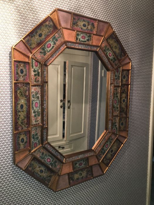 Fantastic copper and inlay mirror!!! ( NO PRICE QUOTES  AND NO HOLDS SO PLEASE DON'T ASK :-))