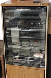 Complete Sony stereo with cabinet