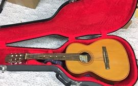 Acoustic guitar with case