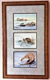 "Urchins", "The Beaver", "The Otter" by Sue Coleman