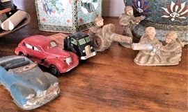 WWI toys and old toy cars/truck