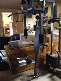 #101 Weider weight machine YOU MOVE YOURSELF $50