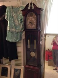#44 Tempus Fugit Grandmother clock 15x8x76 $175