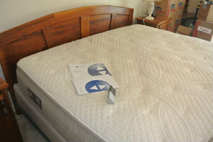 cal king sleep number bed , great condition