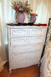 Bassett white painted chest-of-drawers