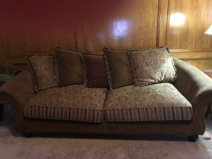 Sofa with matching chair