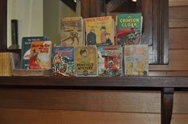 Big Little Books -- Dick Tracy, Crimson Cloak, Penfield Mystery, Tailspin Tommy, Smitty, Cowboy Malloy, Billy the Kid on Tall Butte, Danger Trail North.  Well-loved condition.
