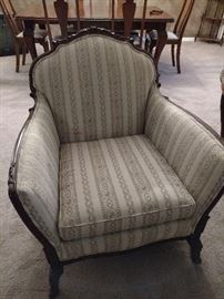 antique carved side chair