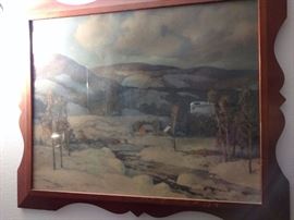 watercolor White Valley