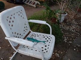 old lawn chair