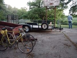 trailers and bikes