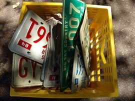 old license plates