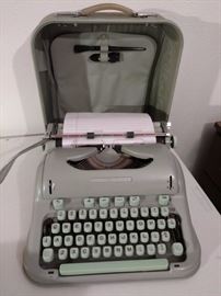 hermes typewriten green