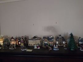 lighted Christmas Village