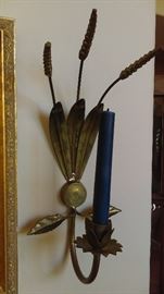 brass candlestick holder