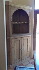 wooden corner cabinet