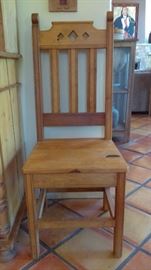 mexican pine chair