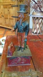 antique uncle sam piggy bank
