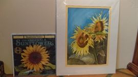 original sunflower artwork