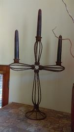 iron candlestick