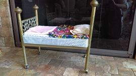 vintage doll bed