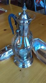 silver tea serving set