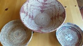 African handwoven baskets