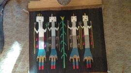 handwoven native american rug