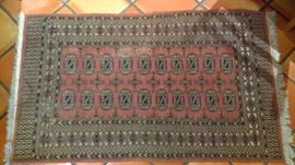 pattern handwoven rug
