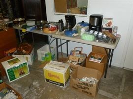 Kitchen Appliances, Pots and Pans