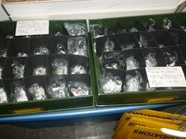 Thomas Kincaid Light-up Christmas Village Ornaments