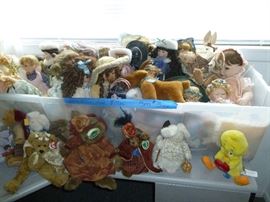 Collectable bears and Dolls