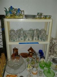 C1900 Antique German Condiment Set, Chase Copper Items