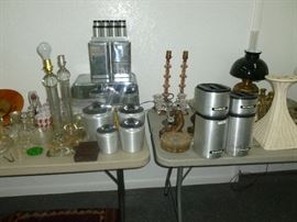 Metal Canister Sets and Breadbox