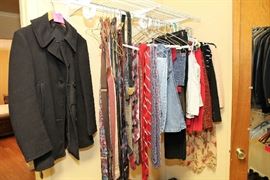 Navy Pea coat, Ties, Suspenders