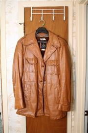 Leather Coat 42R