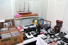 DVDs, Electronics, Phones, Ship Model