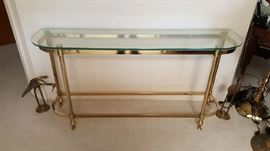glass sofa table