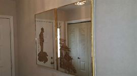 Asian theme mirror