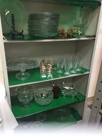 Crystal glass ware.