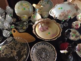 R.S. Prussia Bowls, Silver Overlay Bowl