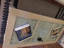 Carved Cocktail Table