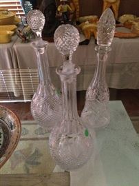 Crystal Decanturs 