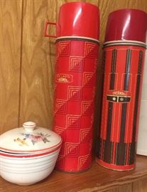 Vintage tall Thermos 