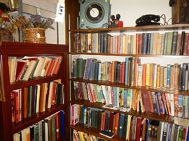 Old year books and vintage books.