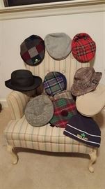 Variety of hats, some new with tags